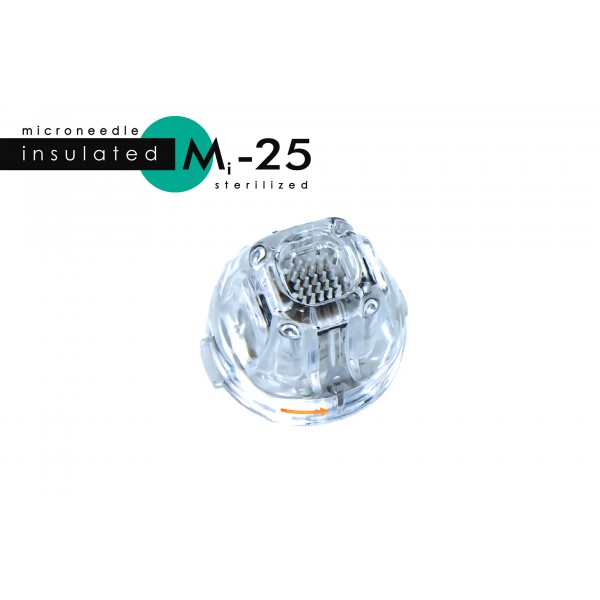 Jednorázová hlavice s izolovanými jehličkami M-25 pro mikrojehličkový RF lifting  Jednorázová hlavice s izolovanými jehličkami M-25 pro mikrojehličkový RF lifting