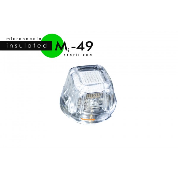 Jednorázová hlavice s izolovanými jehličkami M-49 pro mikrojehličkový RF lifting  Jednorázová hlavice s izolovanými jehličkami M-49 pro mikrojehličkový RF lifting