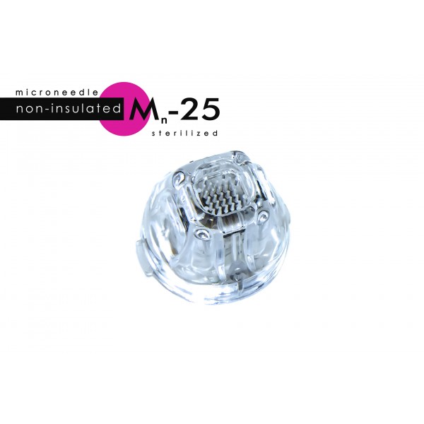 Jednorázová hlavice s neiizolovanými jehličkami M-25 pro mikrojehličkový RF lifting  Jednorázová hlavice s neiizolovanými jehličkami M-25 pro mikrojehličkový RF lifting