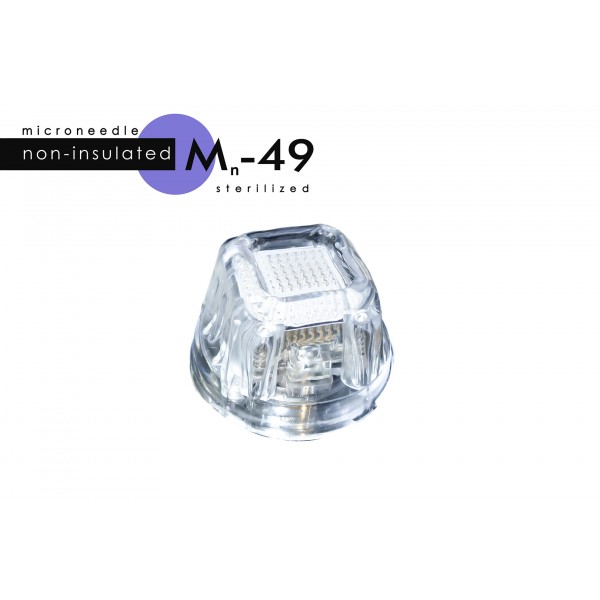 Jednorázová hlavice s neiizolovanými jehličkami M-49 pro mikrojehličkový RF lifting  Jednorázová hlavice s neiizolovanými jehličkami M-49 pro mikrojehličkový RF lifting