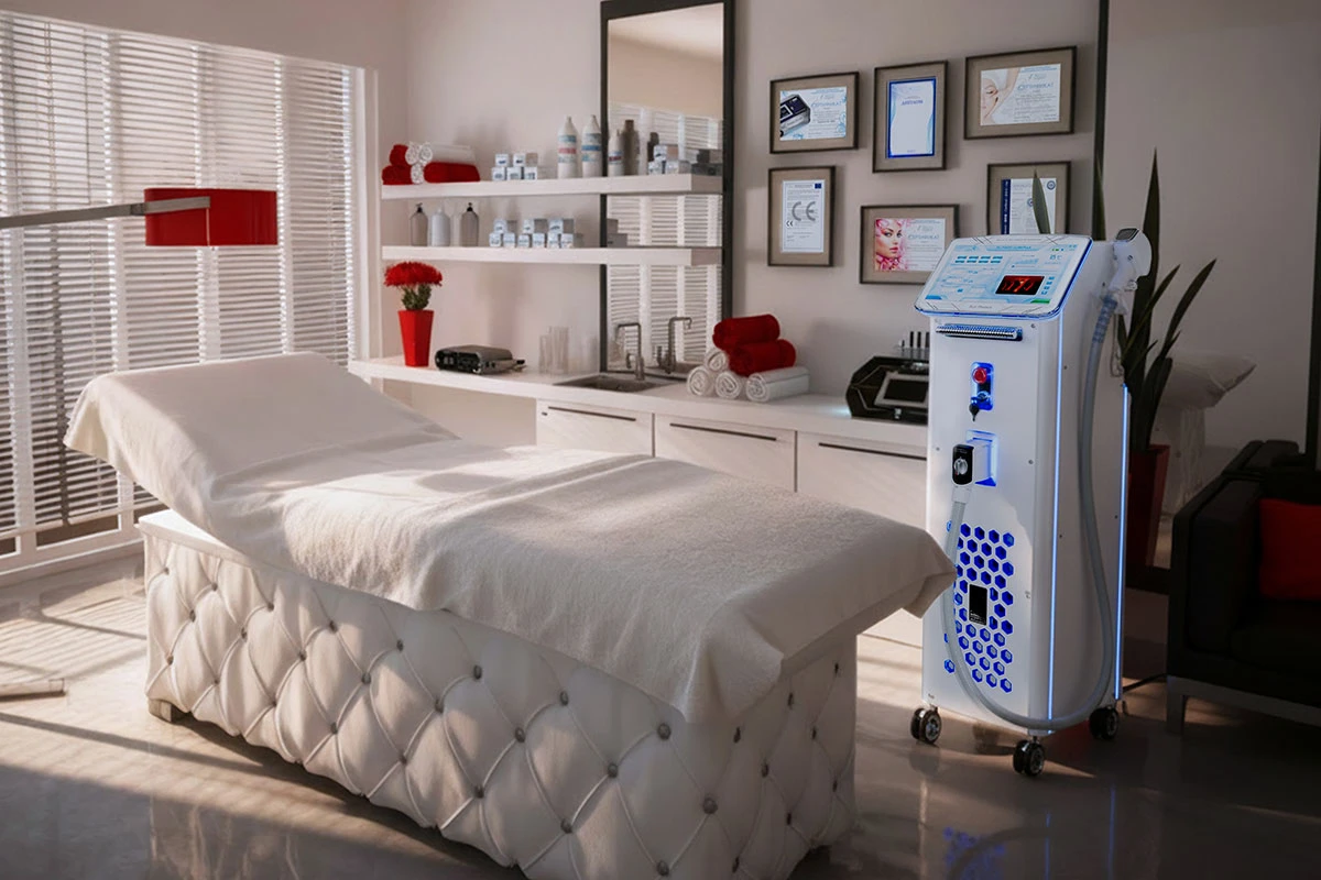Diodový laser pro epilaci chloupků DL-7000 UltraPuls Smart 9