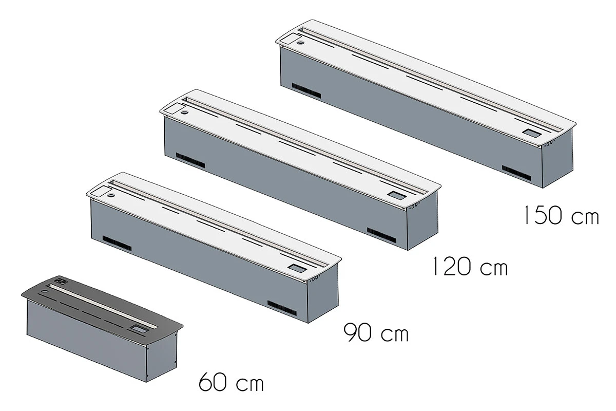 Vestavný parní krb FireSpa 1500 mm 7