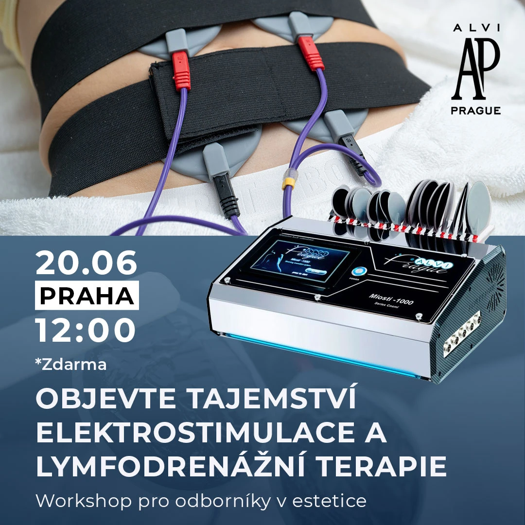 Bezplatný workshop Alvi Prague: lymfodrenážní terapie a elektrostimulace – už 20. června v Praze