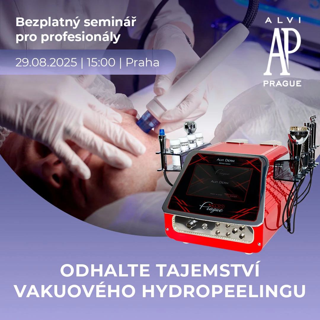Workshop Alvi Prague: Odhalte tajemství vakuového hydropeelingu