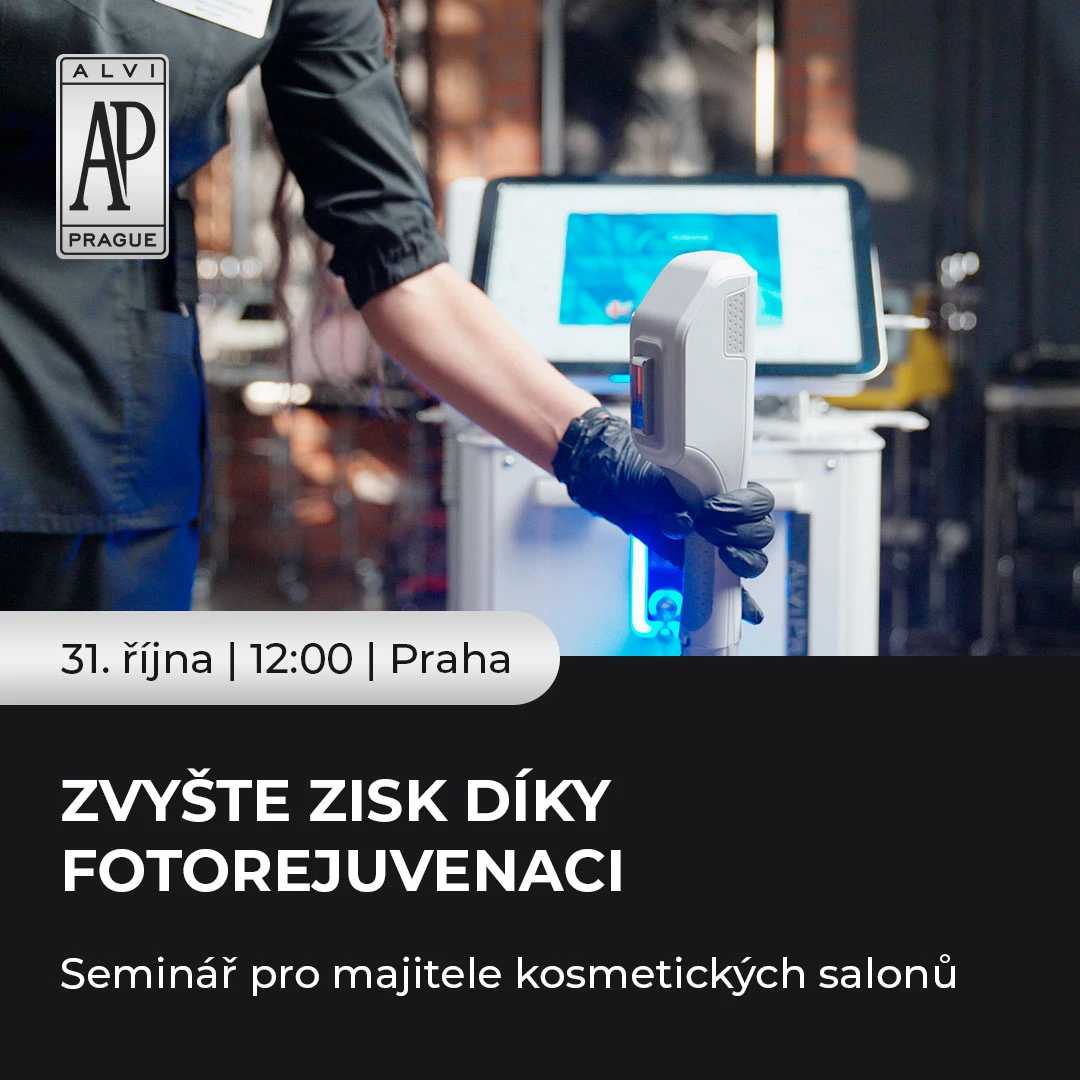 Seminář Fotorejuvenace a práce s náročnou pletí – Praha 31.10.2025 | Alvi Prague