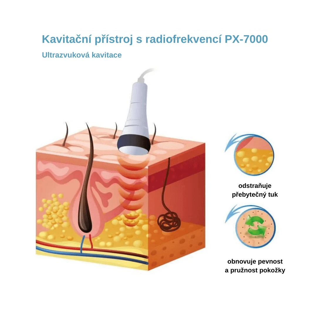 kavitační přístroj radiofrekvence px-7000 multifunkční kosmetické přístroje